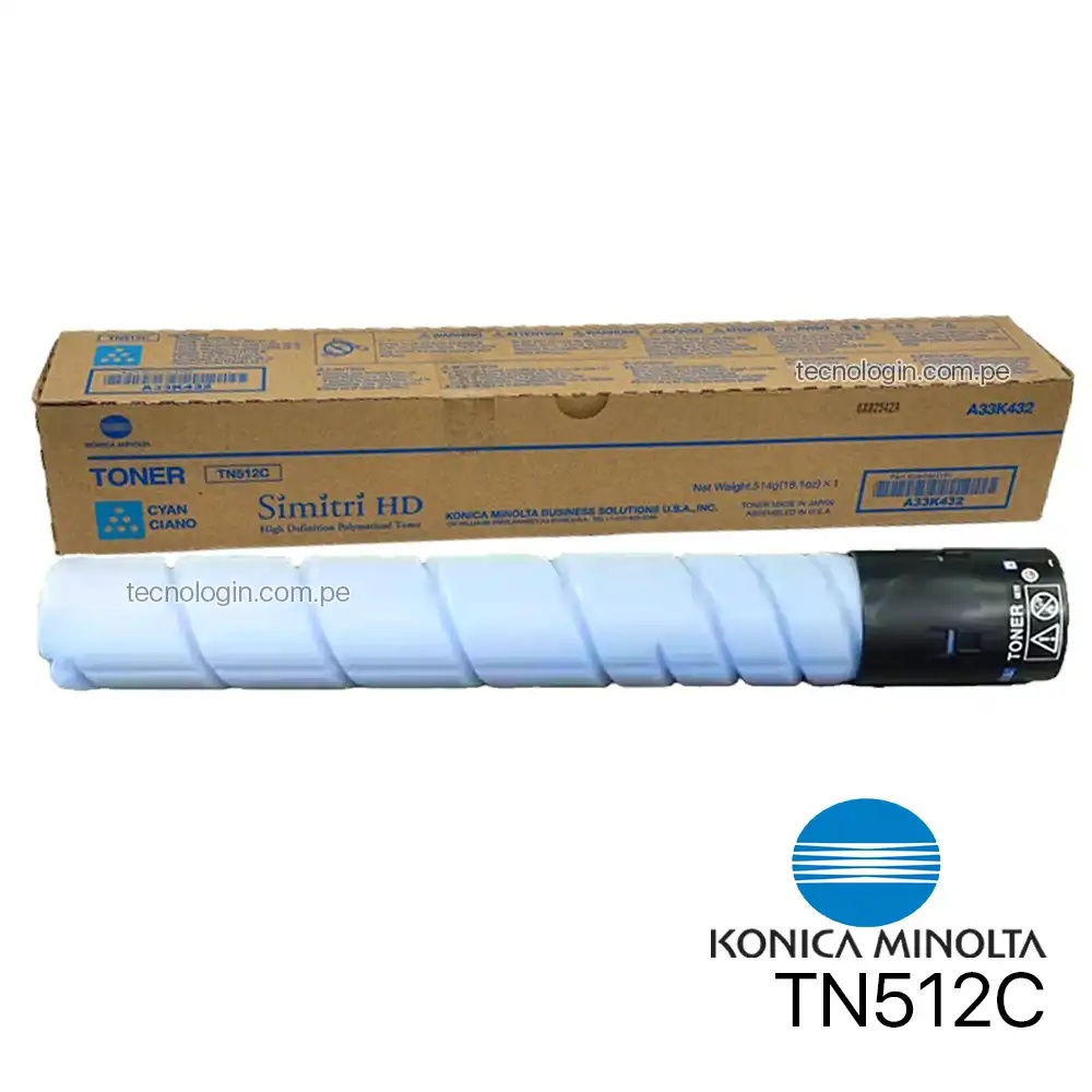 Toner Konica Minolta TN-512 (Cyan).