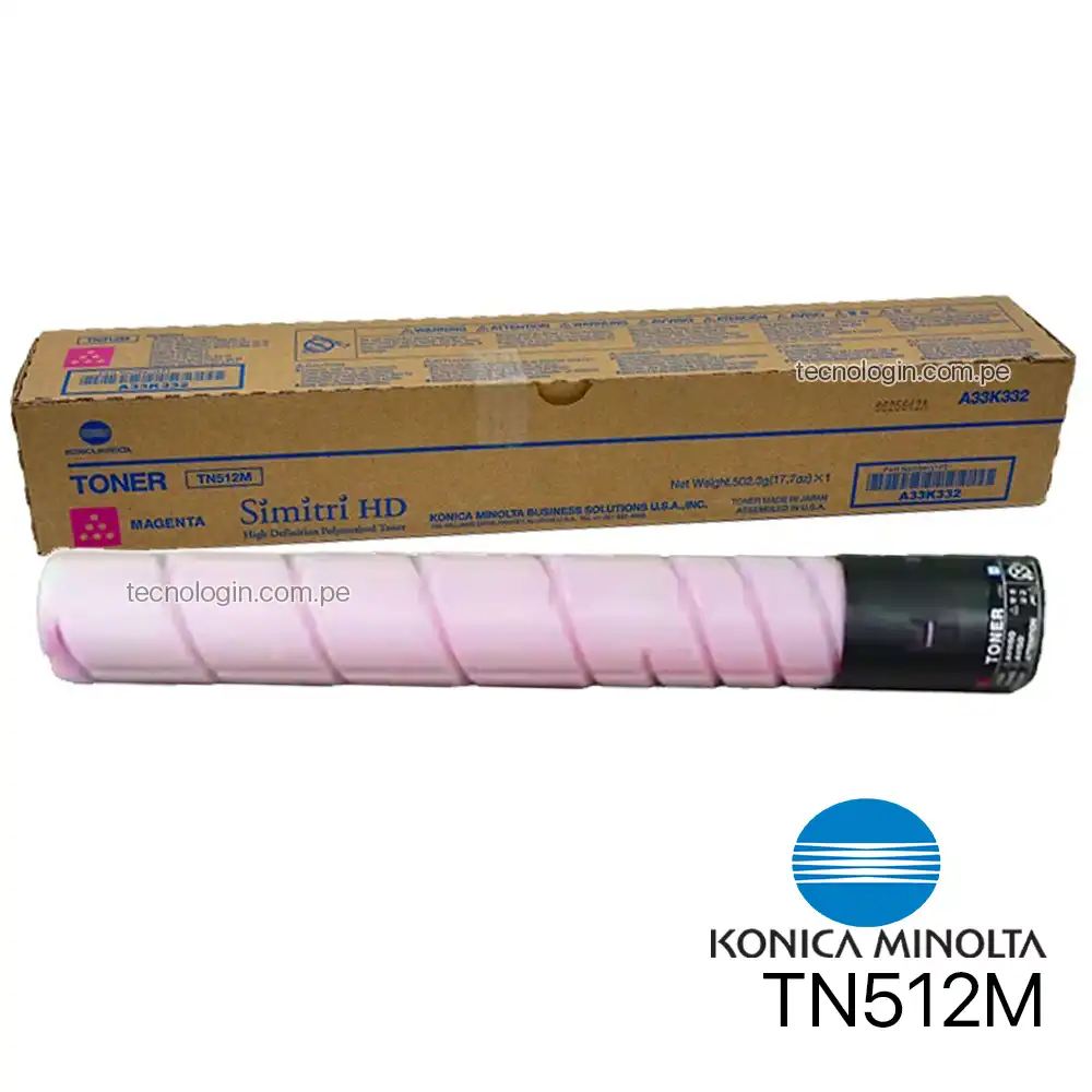 Toner Konica Minolta TN-512 (Magenta).